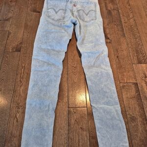 Levi's Light Blue Mile High Super Skinny Jeans